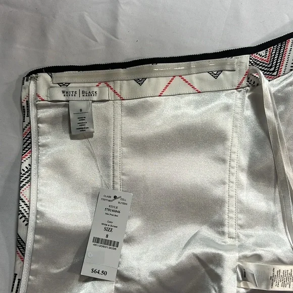 NWT White House Black market peplum style corset, structured top size 8 - Picture 5 of 13